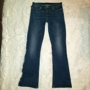 Rock & Republic Women's 10 M Kassandra Embroidered Flap Pockets Bootcut Jeans